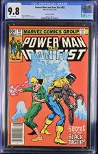 POWER MAN AND IRON FIST #82 NEWSSTAND CGC 9.8 NM/MT White Pages 🔥  1982 X-Men picture