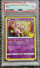 Pokemon TCG Mew 011/025 Celebrations Holo PSA 7 Graded 2021 25th Anniv picture