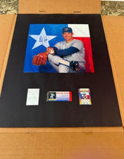 Nolan Ryan Autograph Silver Star Authentic Poster LE 609/1000 Texas Rangers picture