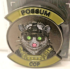 Arkansas Game & Fish Enforcement GAME WARDEN Possum Cop Challenge Coin New 2026 picture
