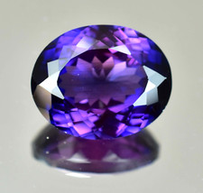 FLAWLESS Natural Purple-Blue Tanzanite 38.20 CT Oval IF Certified Loose Gemstone picture