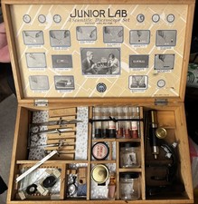 Vintage Junior Lab Scientific Microscope Set – Made in Japan by F. & N. Inc.  picture