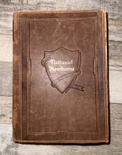 The Works of Nathaniel Hawthorne One Volume Edition Leather Cover Early 1920's picture