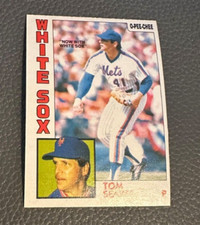 Tom Seaver 1984 O-Pee-Chee #261 Chicago White Sox Baseball Card HOF picture