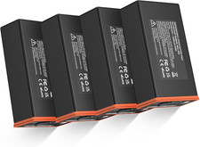 4 Pack 5000mAh Replacement Battery for Moultrie Edge Trail Cameras picture