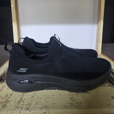 Size 7.5 Skechers GoWalk ArchFit Women's Slip-on Shoes Black 124409 Stretch Fit picture
