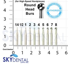 Kerr Carbide Burs FG1/4 FG1/2 FG1 FG2 FG3 FG4 FG5 FG6 FG7 FG8 TOP QUALITY picture