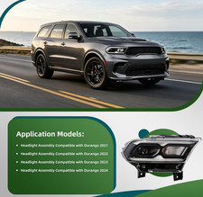 2021-2024 Durango Passenger Headlight Assembly with Halogen Signal (LT1948) picture