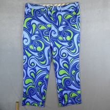 Loudmouth Golf Pants Mens 42x30 Splash Print Stretch Trousers Chinos picture