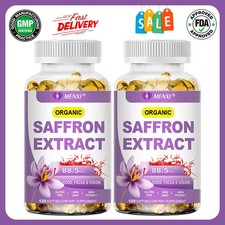 Pure Saffron Extract 88.5mg - Supports Healthy Appetite Suppressant 240 Capsules picture