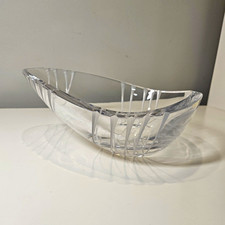 Villeroy & Boch Organics Lead Crystal Oval Serving Bowl 11