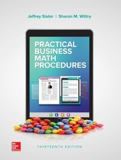 Loose Leaf for Practical Business Math Procedures 13th Edition - GOOD picture
