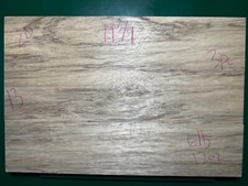 SANDED 1.75 3 PIECE Black Limba guitar Body Blank #20 Kiln Dried 6lb 12oz picture