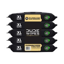 DUDE Flushable Wipes Extra Large Shea Butter Wet Wipes 240 Count picture