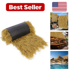 240“ Tiki Thatch Grass Roof - Yellow 240 x 16 PE - For Outdoor Use picture