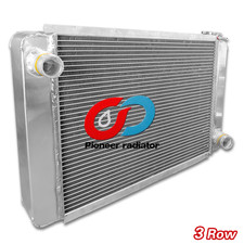 209657 Universal Aluminum Cooling Radiator Fit GM Chevy Low Profile 26