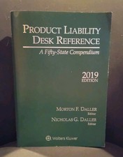 Product Liability Desk Reference, A Fifty-State Compendium, 2019 Edition picture