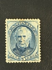 US Stamp Scott # 179 MNG 5c Blue SCV $700. VF/XF picture