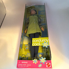 Barbie Corduroy Cool 12in Fashion Doll Blonde Blue Eyes 1999 MPN 24659 picture
