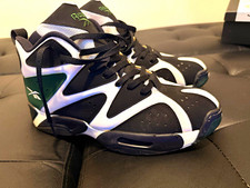 Reebok Kamikaze I Mid SuperSonics V60362 White/Black/Green Men's 2014 picture