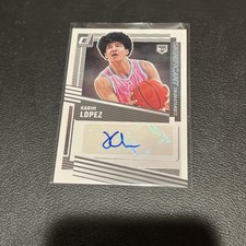Karim Lopez Autograph From 25-26 Panini Donruss picture