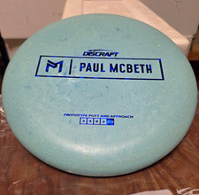 Discraft Paul McBeth Prototype Luna Putting Disc 3/4/0/2 Blue 173-174g picture