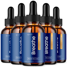 Breathe Respiratory Blend Drops Advanced Formula Lung Maximum Support (5 Pack) picture