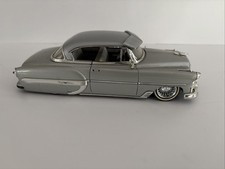 Jada Toys Dub City 1:24 1953 Chevrolet Bel Air Silver Diecast Custom Wheels picture