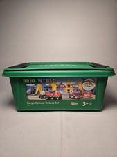 BRIO WORLD 33097 Cargo Railway Deluxe Set (54 Pieces) picture