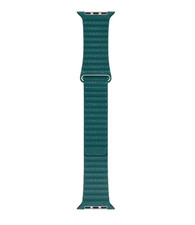 NEW Genuine Apple Brand Peacock Leather Loop Band Fit Watch Size M 44 45 46 49mm picture
