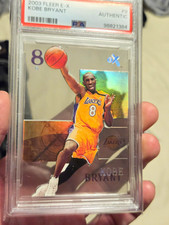 2003 Fleer E-X Kobe Bryant #9 Lakers Psa Authentic 98821384 picture