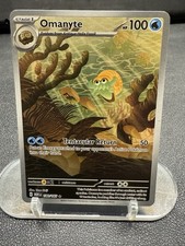 Omanyte Illustration Rare IR 180/165 SV Pokemon 151 Pokemon Card - NM picture