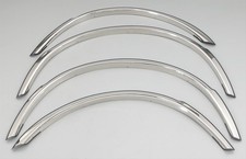 THE BEST FENDER TRIM FOR CHEVY COLORADO 04-12 Stainless Steel High Polish SET/4 picture
