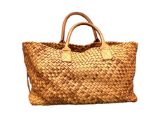 Bottega Veneta Limited Edition Cabat Tote Intrecciato Leather Tan Green Camo picture