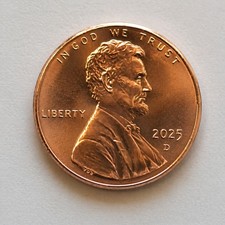 2025 D Lincoln Cent Penny UNCIRCULATED Last Penny Minted   picture
