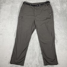 Craghoppers Pants Mens 36 Brown Polyester Cargo Belted Outdoor Hiking Travel picture