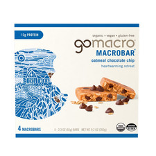 GoMacro MacroBar, Organic Vegan Protein Bars Oatmeal Chocolate Chip 2.3oz 12 Ct picture