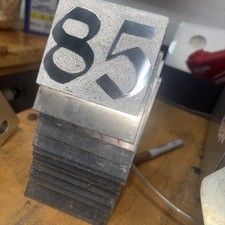 classic number stand/Car show number/club display engraved picture