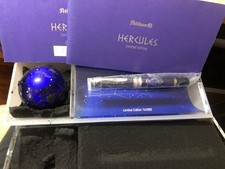 NEVER INKED PELIKAN HERCULES FOUNTAIN PEN FULL SET 2004 LTD.ED. 761/800 picture