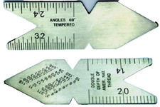 Center Gage Screw Pitch Fishtail 60 Degree US Thread Lathe Setup CG60 picture