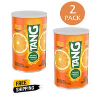 (2 pack) Tang Jumbo Orange Drink Mix with Vitamin C, 58.9 oz Canister New picture