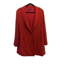 Torrid Size 2 Red Longline Blazer Jacket picture