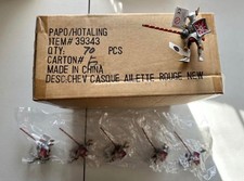 70 Papo Figures Fantasy Medieval Red & Gold Jousting Knights NEW Retired picture