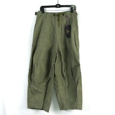 Needles H.D. Fatigue Pants With Adjustable Waist In Olive Unisex Size Medium picture