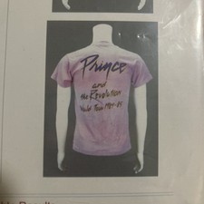 Prince Purple Rain Tour Vintage 1984-85 Purple T-Shirt L Cotton Crew Neck picture