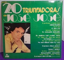 20 Triunfadoras De Jose Jose Vinyl Jacket ONLY, RECORD NOT INCLUDED picture
