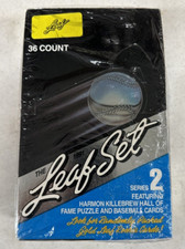 1991 LEAF SET Baseball Series 2 Trading Cards Factory Sealed Wax Box 36pk NEW picture