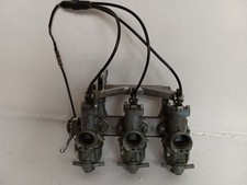 1972 Triumph Trident 750 Triple Amal carburetors Carb Set. Original Condition.  picture