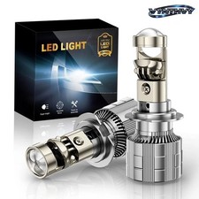 2X H4 H7 H8 H11 9005 9006 Mini LED Projector Lens LED Headlight Bulbs Hi/Lo Beam picture