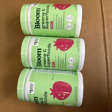 3 BottleBloom Nutrition Greens & Superfoods Powder Mixed Berry 25 Servings 4.8oz picture